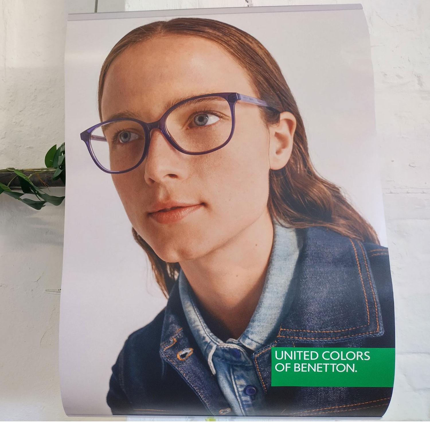 BENETTON MOD. OPTICAL DOUBLE SIDED BANNER SS21